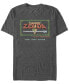 Фото #1 товара Nintendo Men's Legend of Zelda Push Start Button Short Sleeve T-Shirt