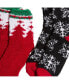 ფოტო #2 პროდუქტის Women's Cozy Holiday Socks - Pack of 2