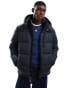 Фото #1 товара Polo Ralph Lauren icon logo hooded down puffer jacket in black