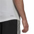 Фото #3 товара Поло с коротким рукавом мужское Adidas Primeblue 3 Stripes Белый