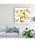 Фото #3 товара Jane Maday Birds and Berries II Canvas Art - 36.5" x 48"