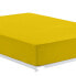 Fitted bottom sheet Alexandra House Living Mustard 135/140 x 190/200 cm
