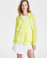 Women's Hooded Packable Zip-Front Jacket, Created for Macy's