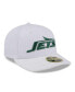 Men's White New York Jets Wordmark Omaha Low Profile 59FIFTY Fitted Hat