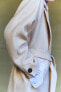Фото #11 товара Пальто из смесовой шерсти с поясом ZARA