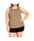 ფოტო #1 პროდუქტის Plus Size Nalani Tank