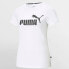 Фото #2 товара Футболка с коротким рукавом женская Puma LOGO TEE 586774 02 Белый