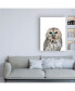 Фото #3 товара Lexie Gree Owl Portrait Canvas Art - 19.5" x 26"