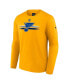 Men's Gold St. Louis Blues Authentic Pro Secondary Replen Long Sleeve T-shirt