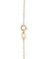 Фото #10 товара Macy's birthstone 18" Bezel Pendant Necklace in 14k Gold