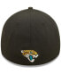 Фото #3 товара Men's Black Jacksonville Jaguars Elemental 39THIRTY Flex Hat