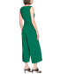 ფოტო #2 პროდუქტის Women's Shimmer Tie-Waist Cropped Jumpsuit