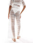 Фото #3 товара Miss Selfridge beach lace trousers in cream