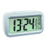 TFA 60.2553.02 - Digital alarm clock - Rectangle - Silver - White - Plastic - -9 - 50 °C - LCD