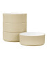 Фото #19 товара Colortex Stone Stax Cereal Bowls, Set of 4