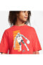 Jordan Vintage Men's Washed Graphic T-shirt Red Dj6597-657