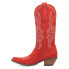 Dingo Hot Sauce Embroidered Snip Toe Cowboy Womens Red Casual Boots DI196-600 7.5 - фото #3