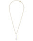 Фото #3 товара Wrapped diamond Triangle Lariat Necklace (1/3 ct. t.w.) in 14k Gold, 16" + 2" extender, Created for Macy's