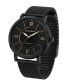 Фото #2 товара Наручные часы Citizen Eco-Drive Men's Black Leather Strap Watch BM6980-08E.