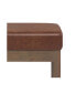 Фото #5 товара Milltown Contemporary Rectangle Footstool Ottoman Bench