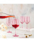 Фото #3 товара Sheer Stemmed Wine Glasses, Set of 4