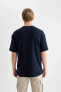 Erkek T-shirt B5909ax/nv239 Navy