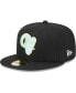 Фото #2 товара Men's Black Los Angeles Rams Multi 59FIFTY Fitted Hat