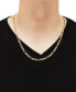 Фото #3 товара Italian Gold figaro/Mariner Link 22" Chain Necklace in 10k Gold