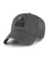 Men's '47 Charcoal Cleveland Browns Clean Up Trawler Trucker Snapback Hat