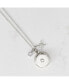 ფოტო #1 პროდუქტის Personal Safety Device - Silver Star Burst Charm Necklace with Crystal Pendant