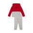 Фото #4 товара Puma TwoPiece Fleece Hoodie & Sweatpants Set Toddler Boys Grey, Red Casual Tops