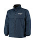 Фото #2 товара Men's Navy New England Patriots Triumph Fleece Full-Zip Jacket