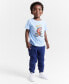 Фото #1 товара Toddler Boys Fleece Jogger Pants, Created for Macy's