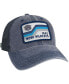 Фото #4 товара Men's Navy Villanova Wildcats Sun and Bars Dashboard Trucker Snapback Hat