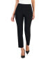 Petite Textured Pull-On Slim Ankle Pants