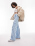 Фото #1 товара Topshop Tall cord utility straight leg trouser in baby blue