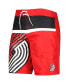 ფოტო #2 პროდუქტის Men's Red Portland Trail Blazers Sea Wind Swim Trunks