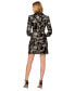 Фото #2 товара Women's Sequin Embellished Blazer Sheath Dress