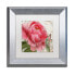 Фото #1 товара Color Bakery 'Apricot Peonies Ii' Matted Framed Art, 11" x 11"