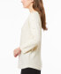 ფოტო #3 პროდუქტის Women's Dolman-Sleeve Wavy-Ribbed Sweater, Regular & Petite