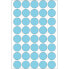 HERMA Multi-purpose labels/colour dots Ø 19 mm round blue paper matt backing paper perforated 1280 pcs. - Blue - Circle - Cellulose - Paper - Germany - 19 mm - 19 mm