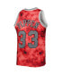 ფოტო #3 პროდუქტის Men's Scottie Pippen Red Chicago Bulls 1997-98 Galaxy Swingman Jersey