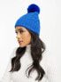 Фото #5 товара Threadbare bobble hat in blue