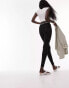 Фото #8 товара Topshop Tall branded elastic legging in black