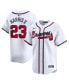 ფოტო #1 პროდუქტის Men's Michael Harris II White Atlanta Braves Home limited Player Jersey