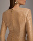 Women's 3/4-Sleeve Sequin Sheath Dress