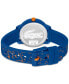 Фото #2 товара Kid's Blue Printed Silicone Strap Watch 33mm