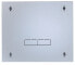 Фото #9 товара Intellinet Network Cabinet - Wall Mount (Double Section Hinged Swing Out) - 12U - Usable Depth 235mm/Width 465mm - Grey - Flatpack - Max 30kg - Swings out for access to back of cabinet when installed on wall - 19" - Parts for wall install (eg screws/rawl plugs) not