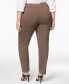 Plus Size Tummy Control Pull-On Slim-Leg Pants, Created for Macy's