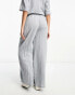 Фото #2 товара ASOS DESIGN cheesecloth pull on trouser in grey co-ord